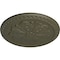 Ekena Millwork Emeryville Ceiling Medallion, Hand-Painted Witch Hazel, 16 7/8"OD x 5/8"P CM16ERWHF - alternate 2